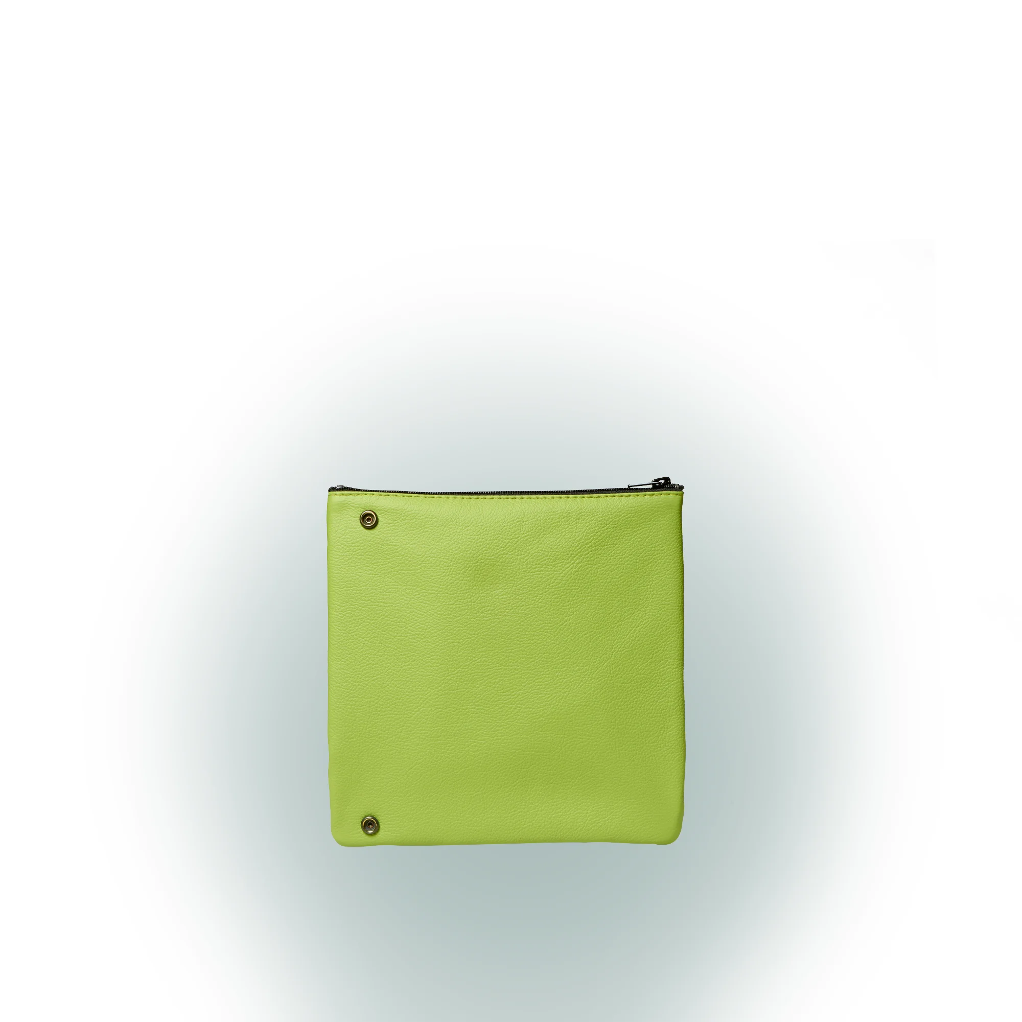 Olbrish Handtasche Dingi, Nappaleder Apfelgrün, Größe M, Vorderwand